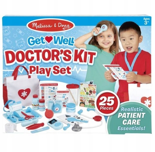 

Melissa zestaw Mały Lekarz akcesoria doktora torba