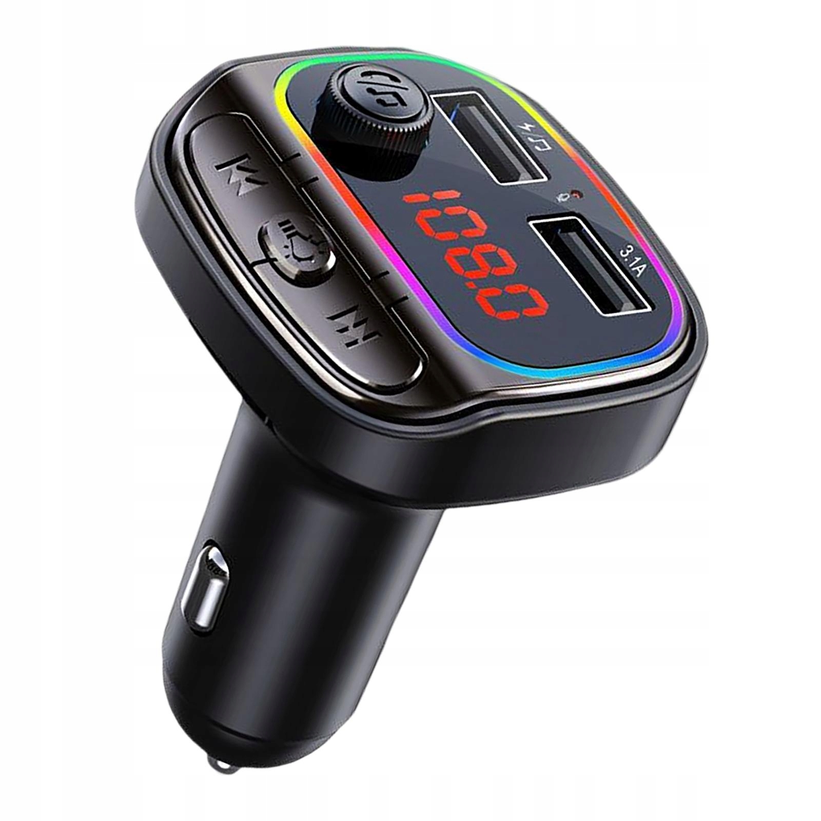 Car Charger Bluetooth 5.0 Radio Adapter 2 Black B