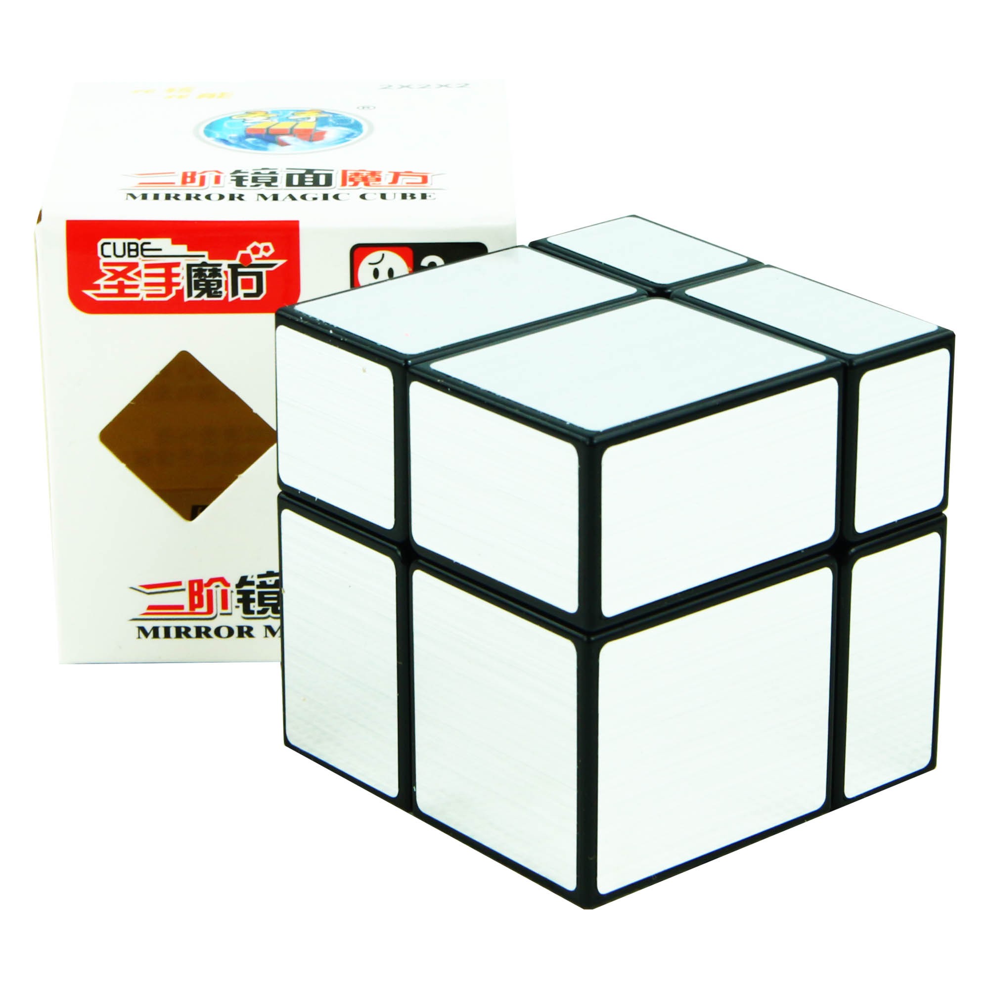 

ShengShou Mirror 2x2 Black/silver