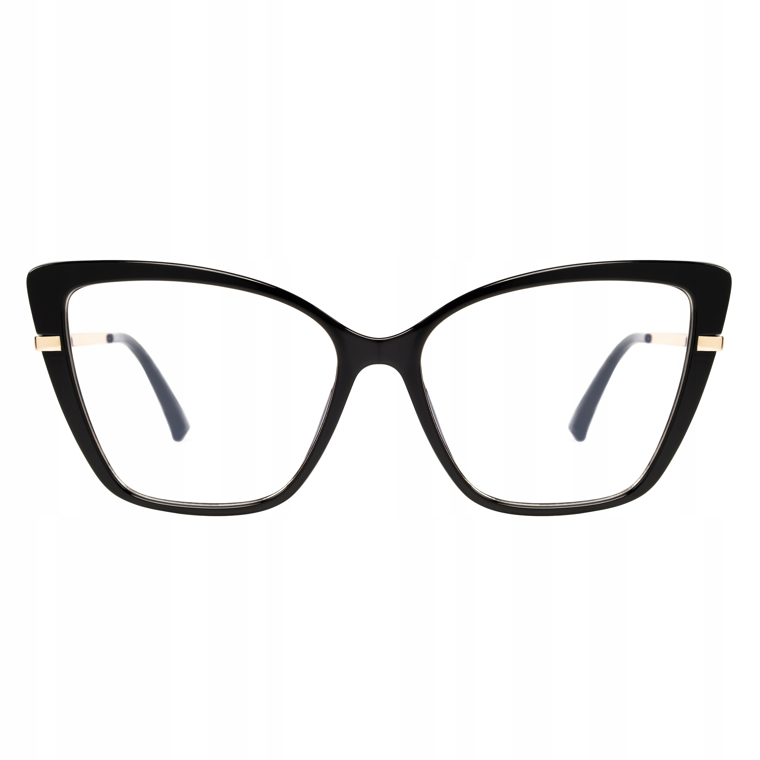 OKULARY ZERÓWKI KOCIE + NAKŁADKA POLARYZACJA UV400 Długość zausznika 140 mm