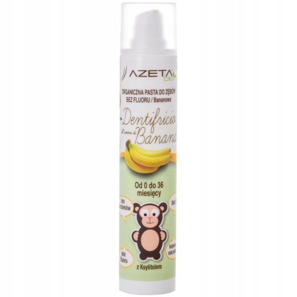 

Azeta Bio pasta do zębów bez fluoru bananowa 50 ml