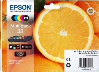 Atrament Epson Multipack "Orange" 5 farieb 33 Atrament Claria Premium…