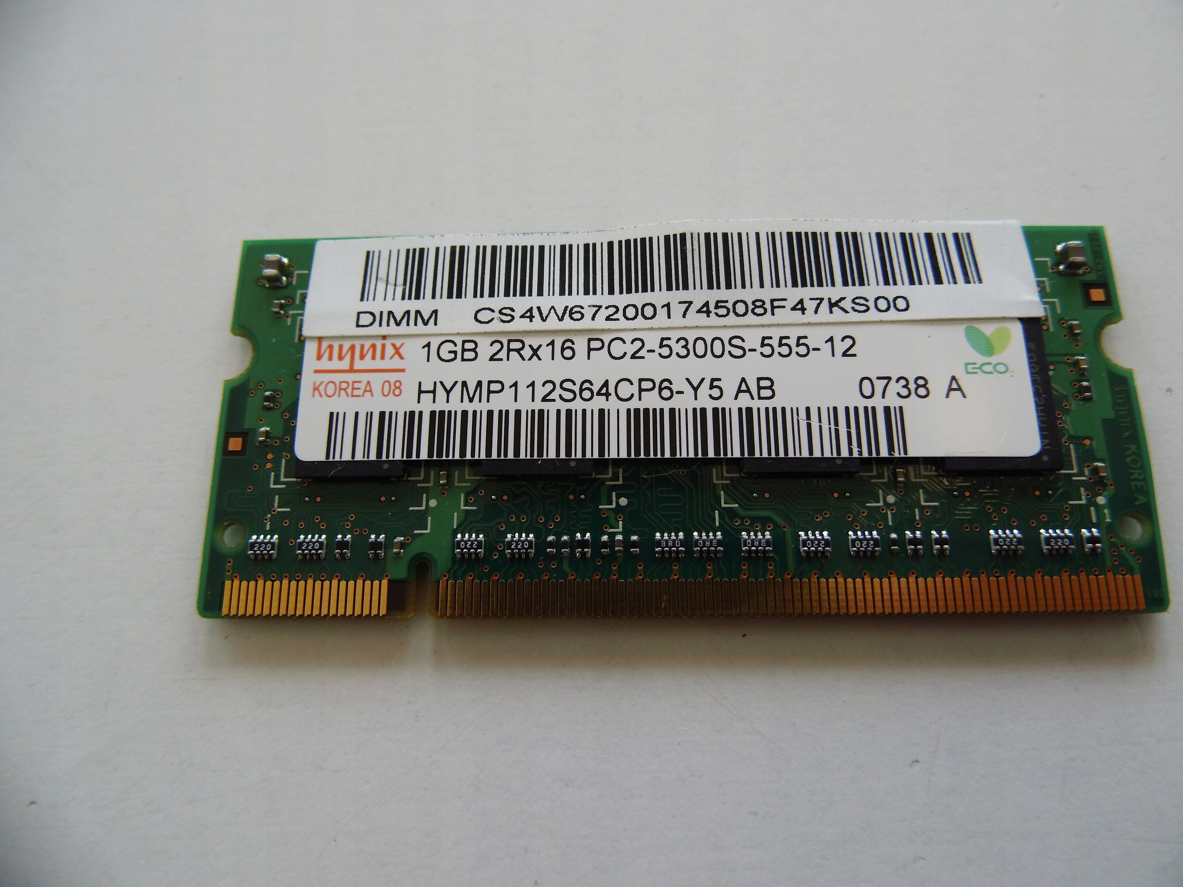 Pc2 5300s 555 1gb Pc2 1GB HYNIX 2Rx16 PC2-5300S-555-12 DDR2 W