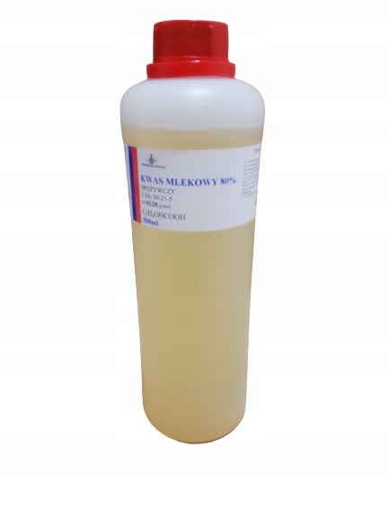 

Kwas mlekowy 80% spożywczy E270 500ml