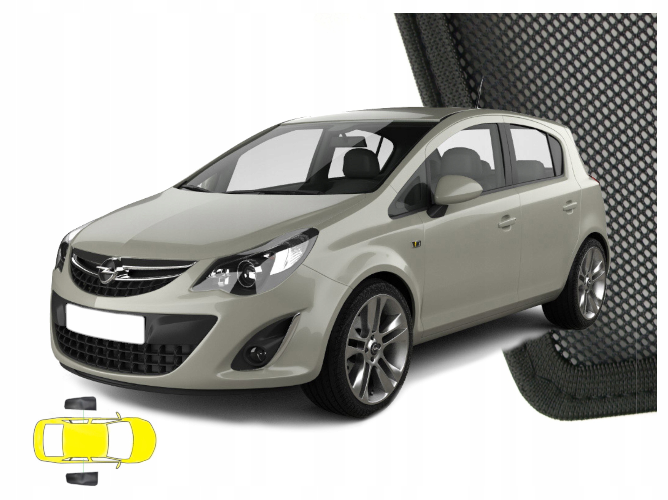 

Zasłonki dedykowane Opel Corsa D 5 drzwi 2006-2014