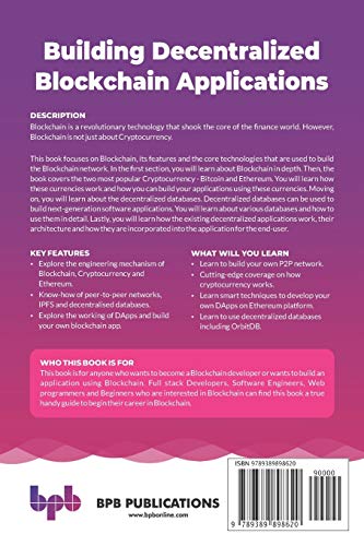 Shaikh, Shahid Building Decentralized Blockchain Applications: Learn How to Język publikacji angielski