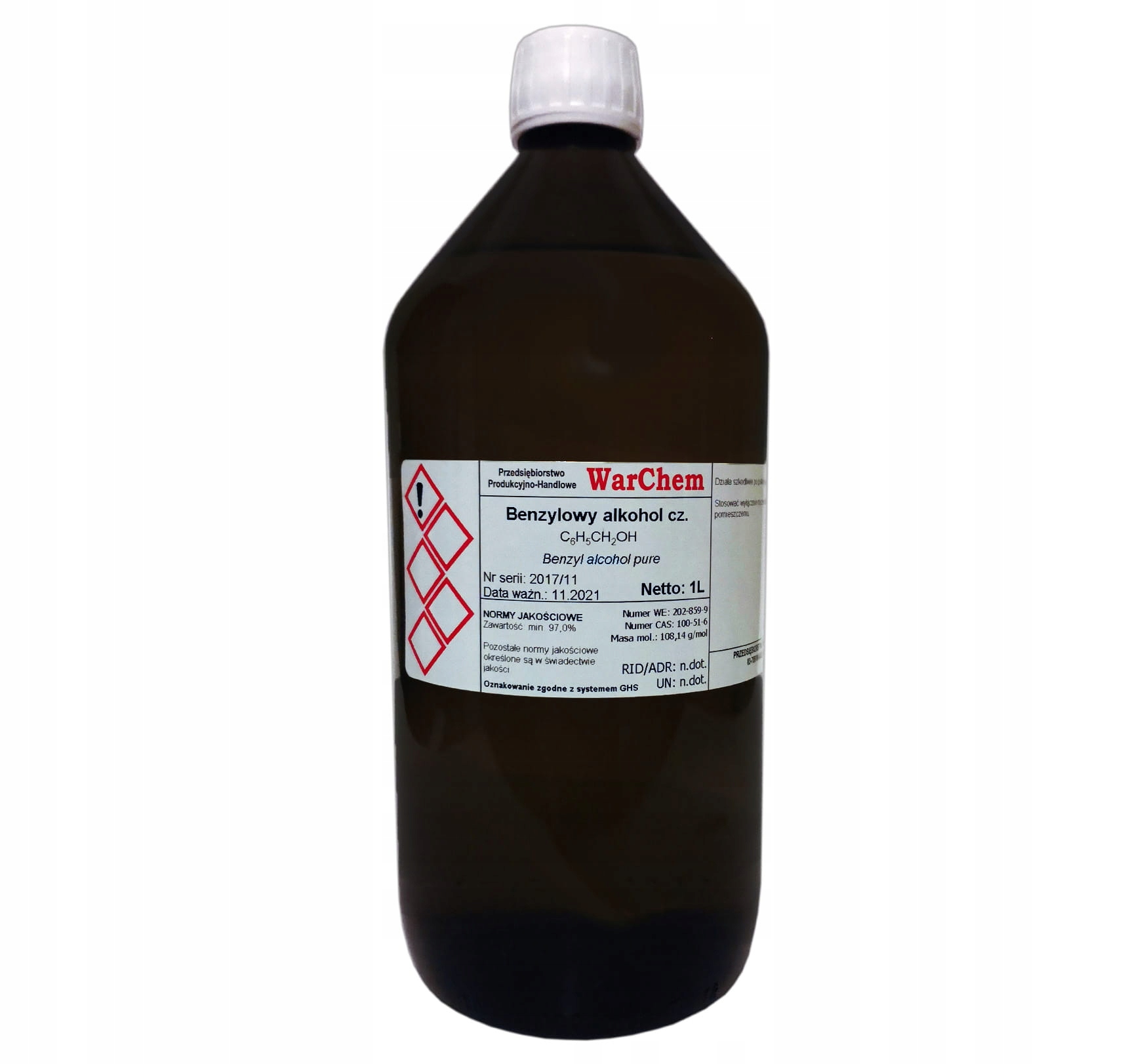 

Alkohol Benzylowy czysty 1L Warchem