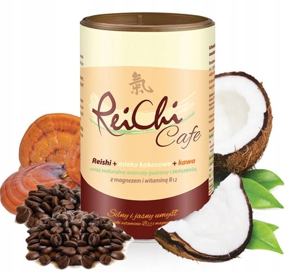 Levně Dr. Jacobs ReiChi Cafe houba reishi ženšen guarana káva hořčík 400 g