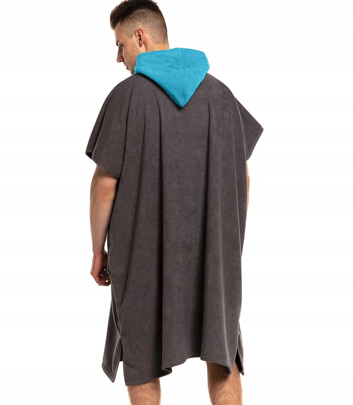 Pánské pončo z bavlněného froté sauna