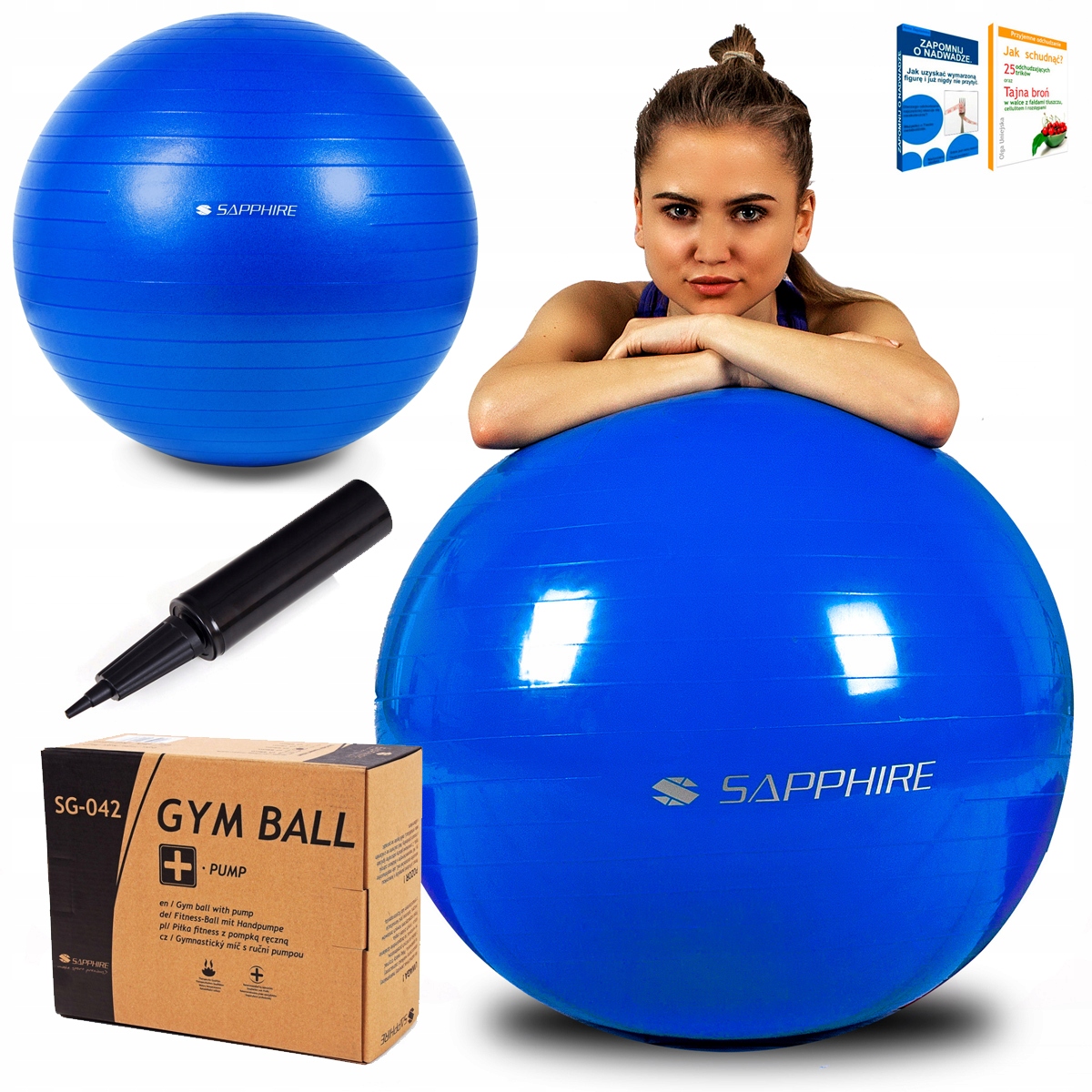 

Piłka gimnastyczna Fitness 65CM Rehabilitacyjna