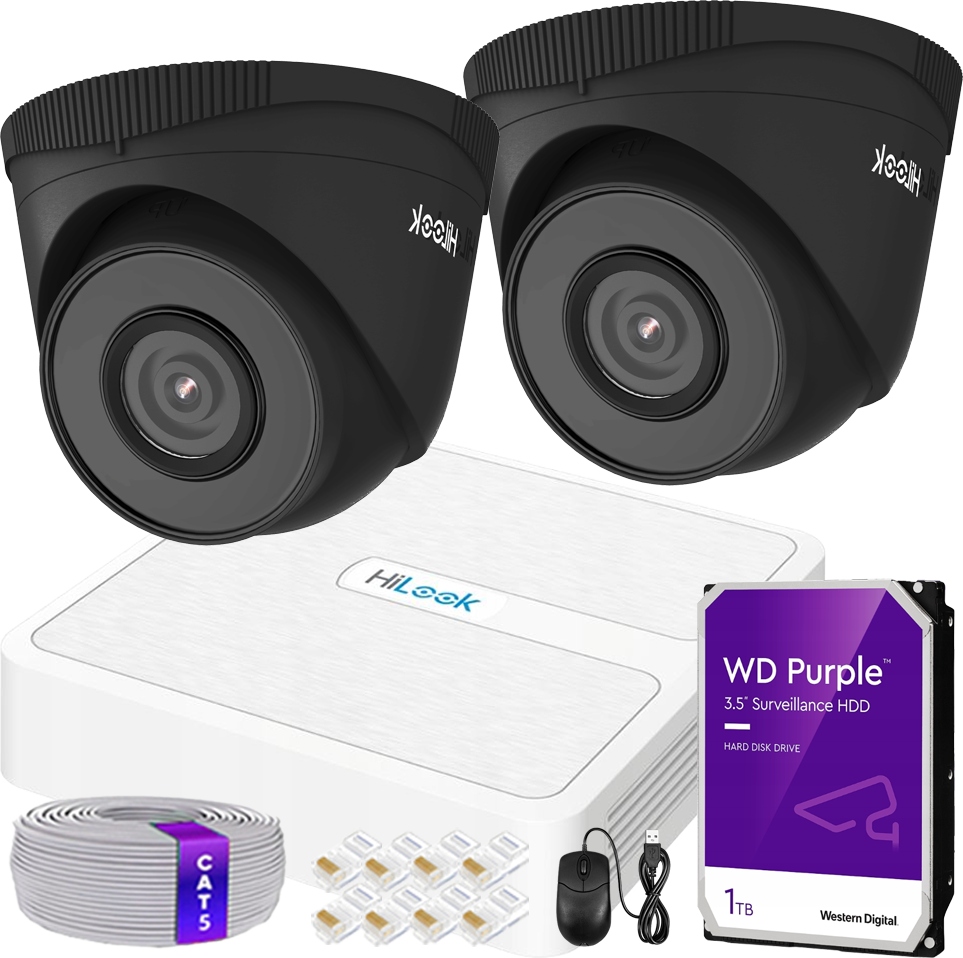 Sada na monitorovanie Hilook By Hikvision kamery IPCAM-T5 5Mpx PoE Aplikácia