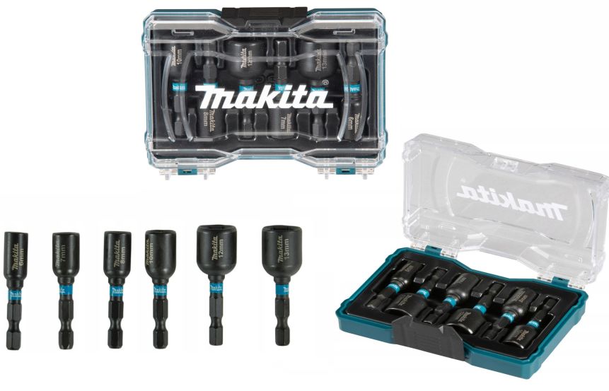 

Makita Nasadki Udarowe 50MM 6szt+ 1/4" impact