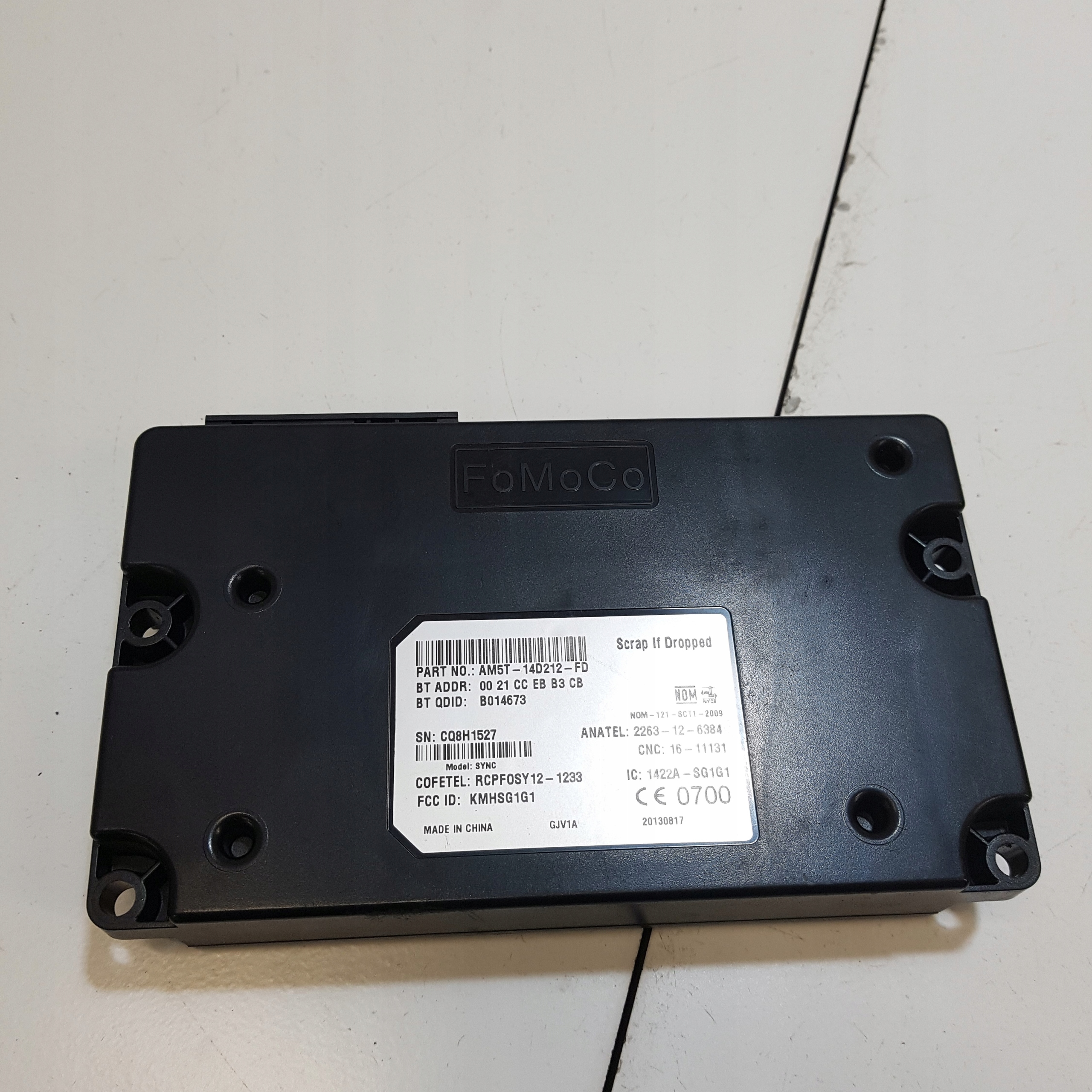modulo Centralina BLUETOOTH TELEFONU FORD FOCUS MK3 AM5T-14D212-FD