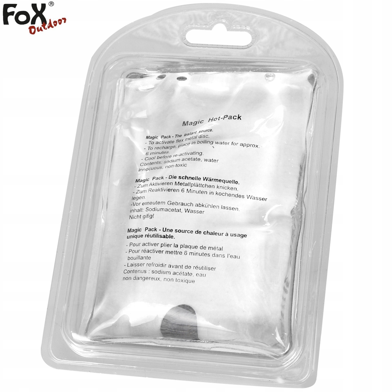 Ogrzewacz ocieplacz MFH wielorazowy żelowy do rąk dłoni ciała Marka Fox Outdoor