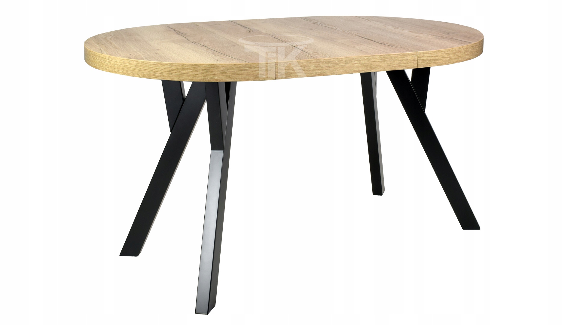 STÓŁ OKRĄGŁY L-3 80/2X50 DĄB HALIFAX NAT. Marka Tik