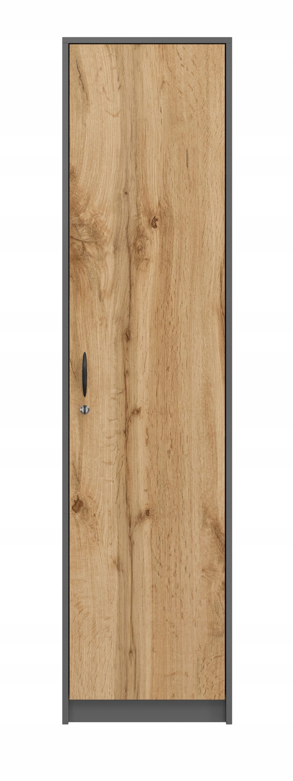 REGAŁ, SŁUPEK, SEGREGATOR , SZAFA POD KLUCZYK, AKTA 1D GRAFIT DĄB WOTAN Marka SaraMeble