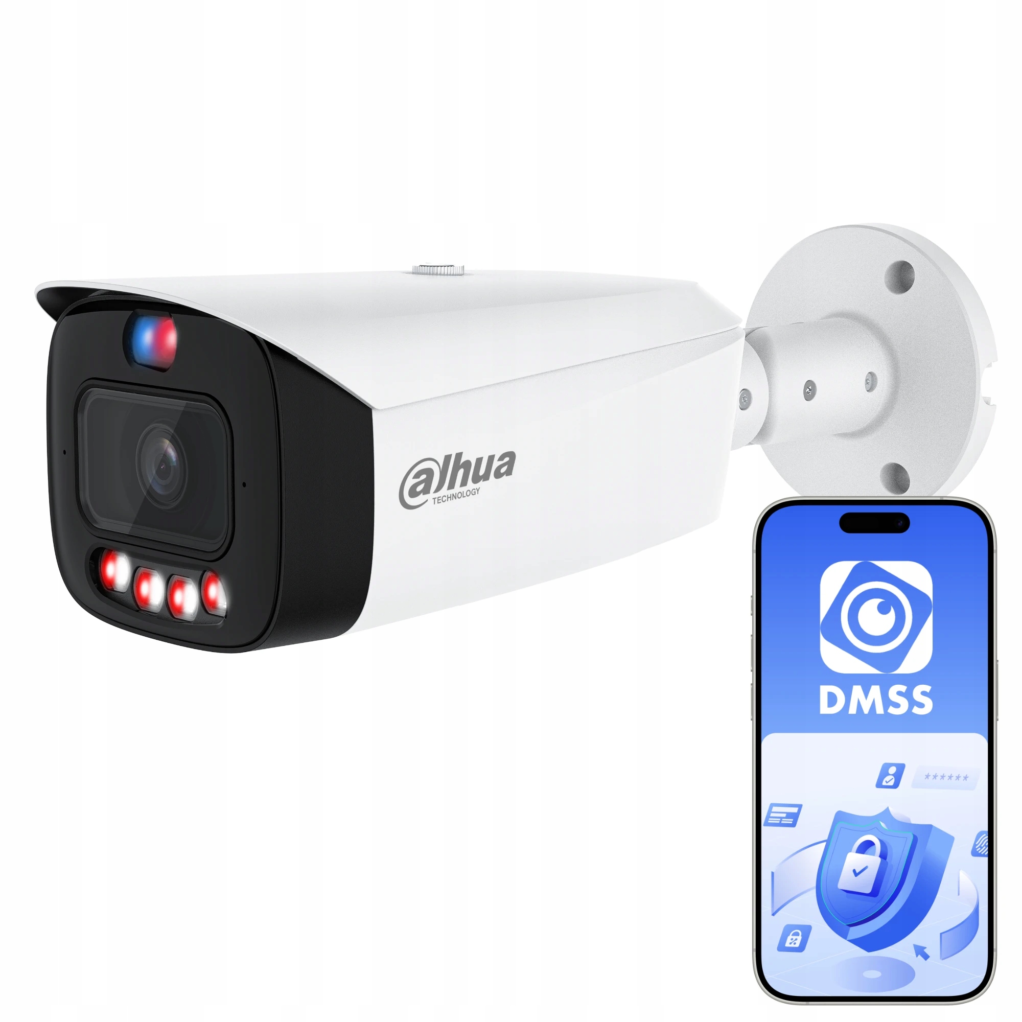Kamera IPC-HFW3849T1-AS-PV-0280B-PRO 8MPX Detekcja IP67 Funkcje Ai Dahua