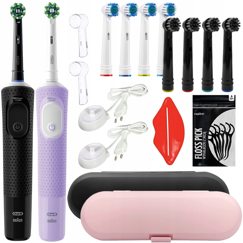 Szczoteczka Elektryczna Oral-b Vitality Pro D103 Black Lilac Dwupak