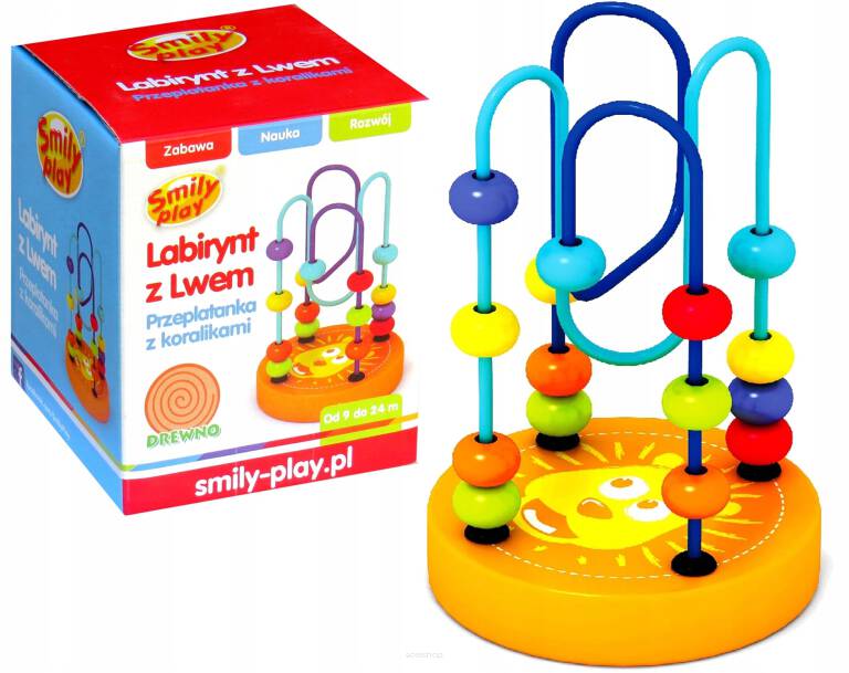 

Smily Play Przeplatanka edukacyjna labirynt lew