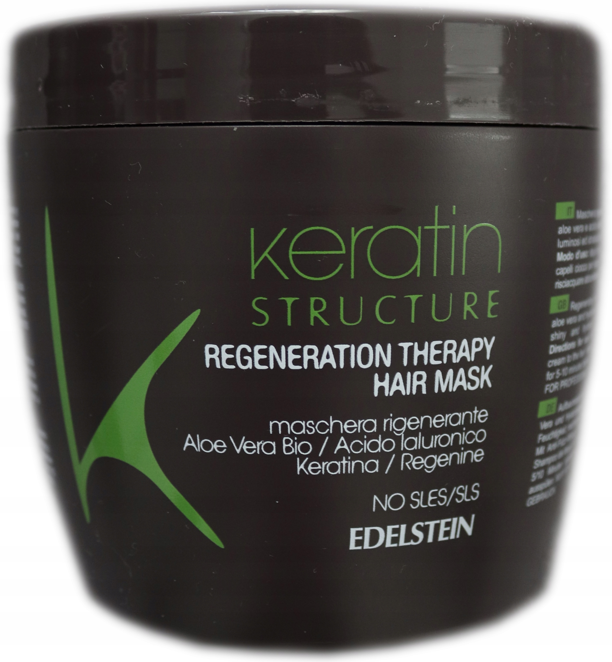 Keratin Structure Maska Odżywka Po Zabiegu Nanoplasti Bez Sls Sles