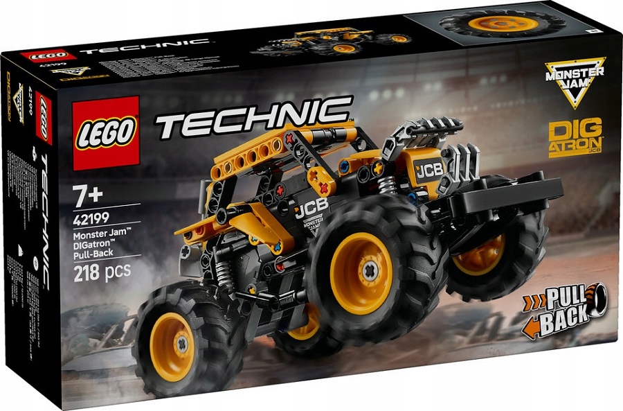stavebnice Lego Technic Monster Jam DIGatron 218 dílků 42199