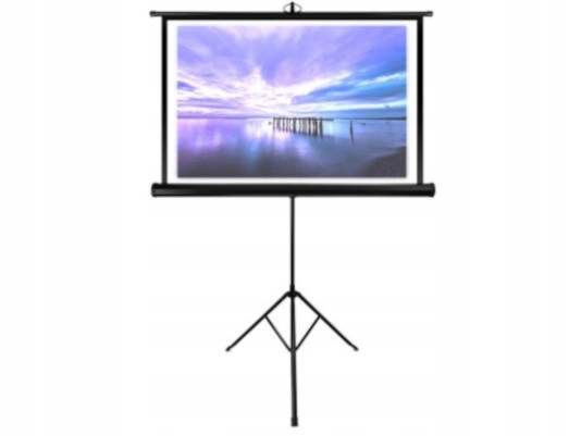 Ekran Projekcyjny Na Statywie automat duży 60`` kaseta ochronna