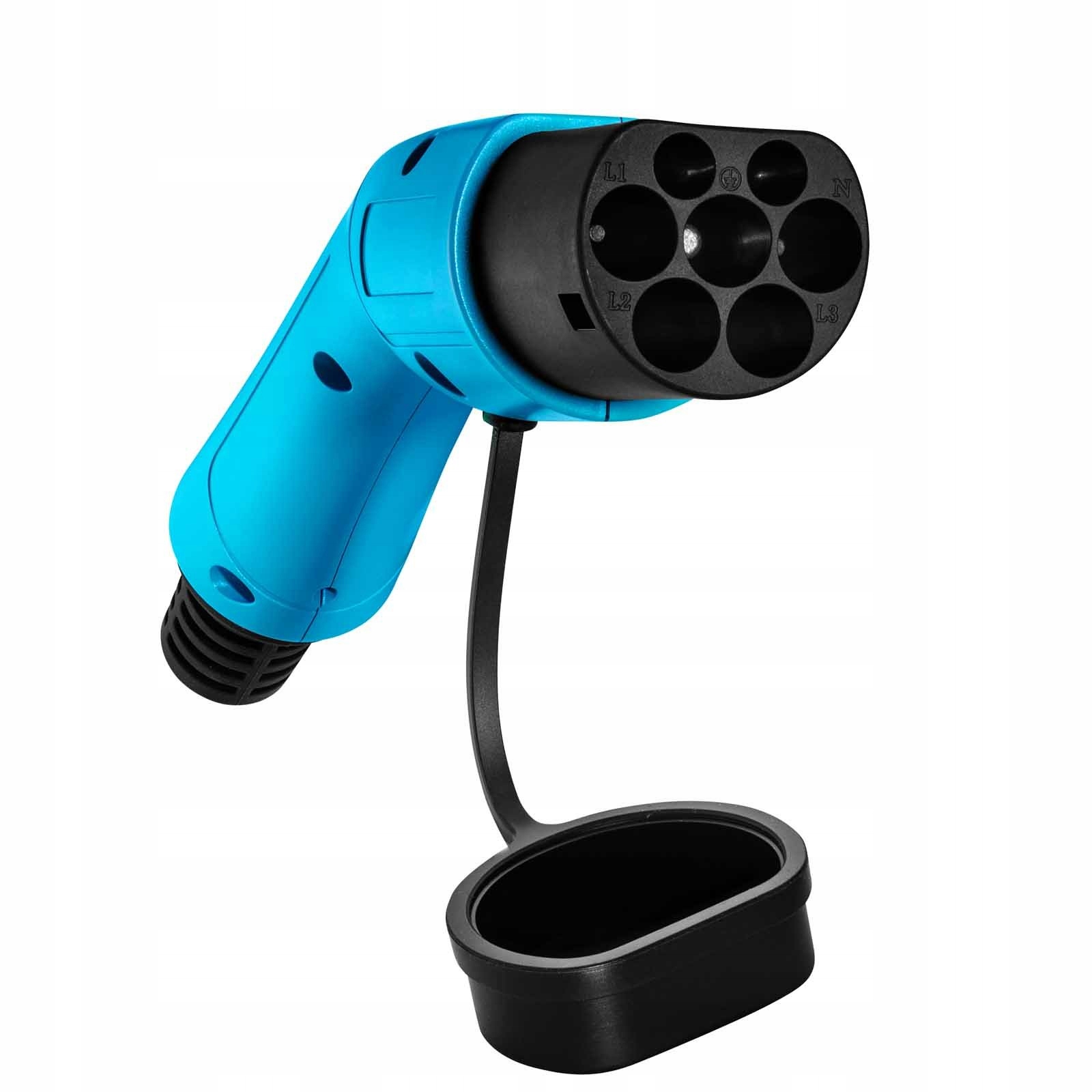 Zástrčka typu 2 pro nabíjení elektrických automobilů 3-fázová 32A samec