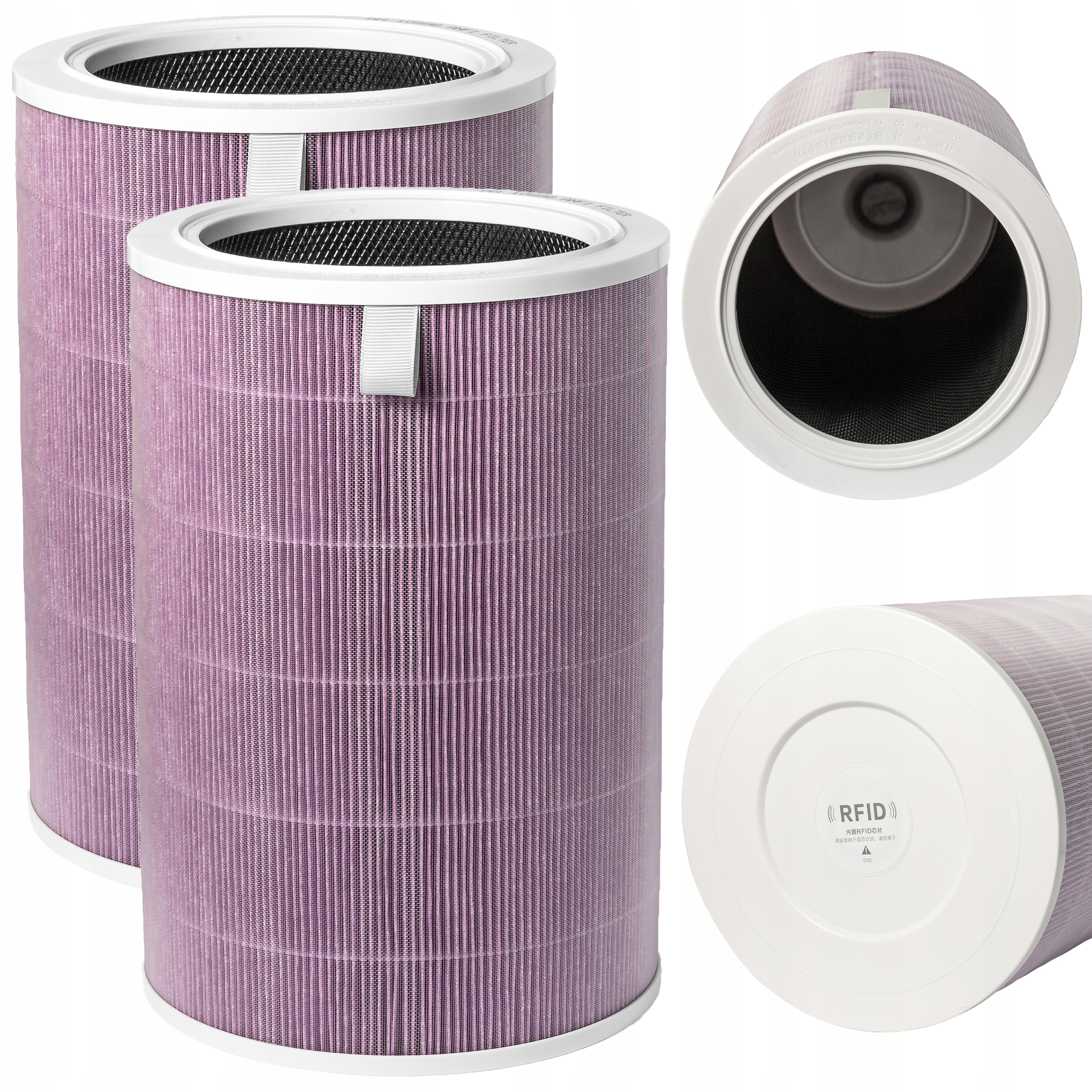 2x Hepa Filtr pro Xiaomi Mi Air Purifier 3C 3H 2C 2S 2H Pro Rfid čip Mcr-flg