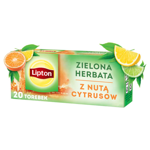 Levně Lipton Čaj Citrusový 20 sáčků ex.