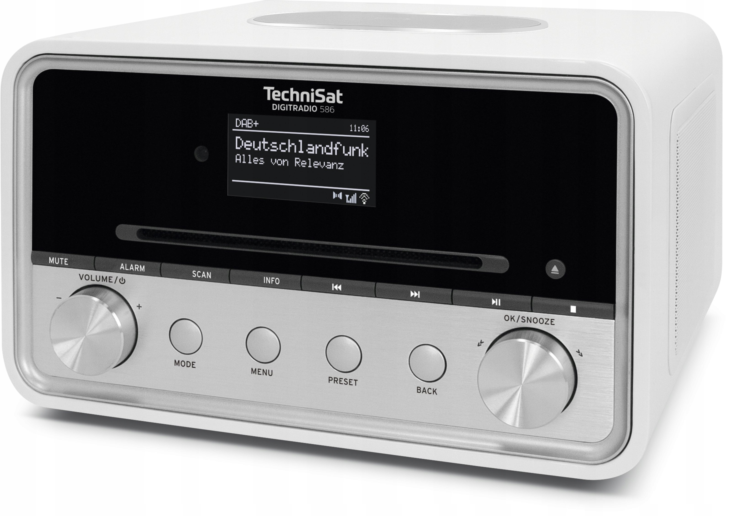 Radio Internetowe WiFi IR DAB+ FM Odtwarzacz CD MP3 USB Bluetooth Spotify Marka TechniSat