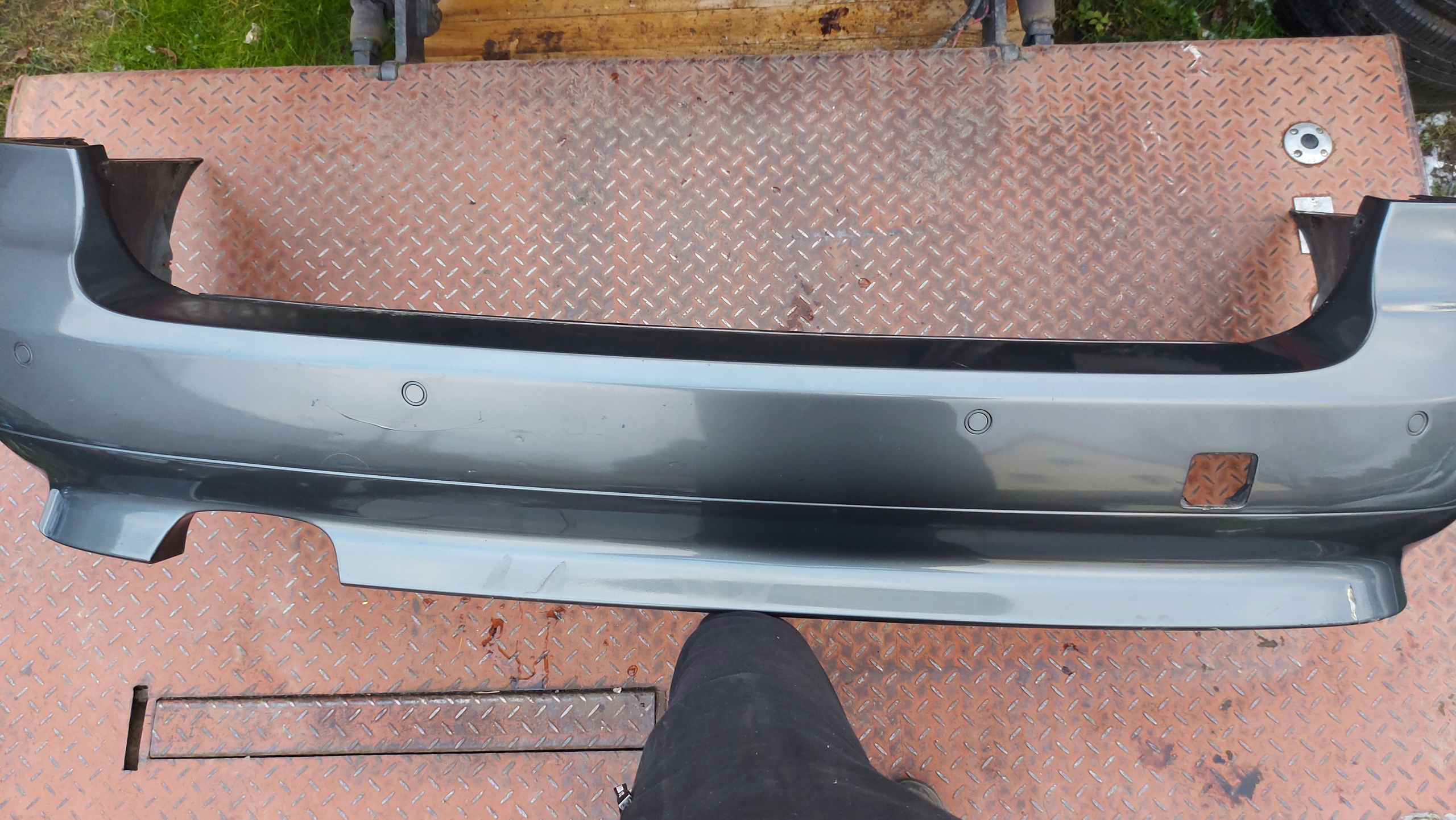 bumper rear part rear BMW 5 E61 03-10
