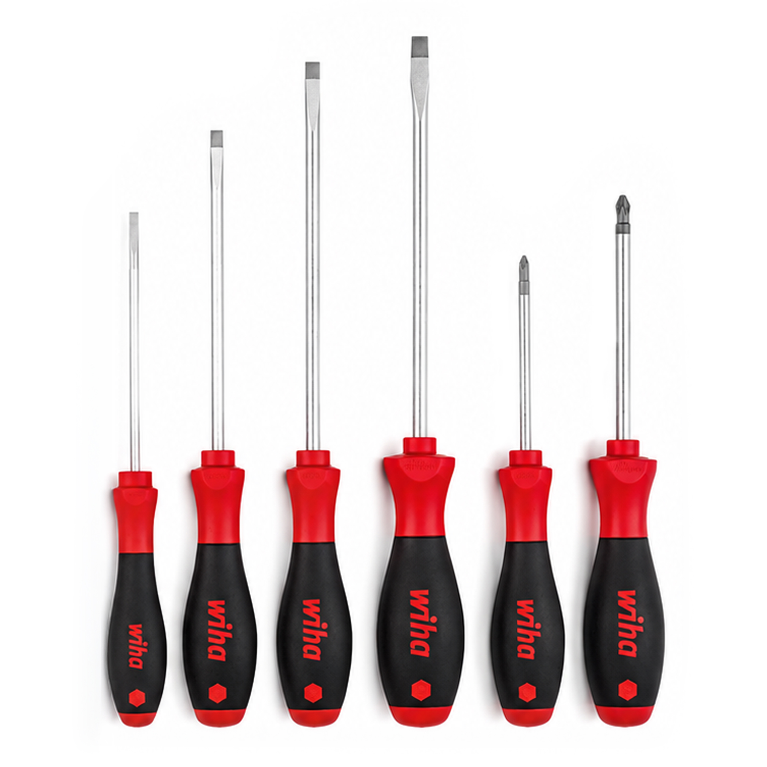 Sada šroubováků Wiha SoftFinish Plochý Phillips 6 ks ergonomické 07152