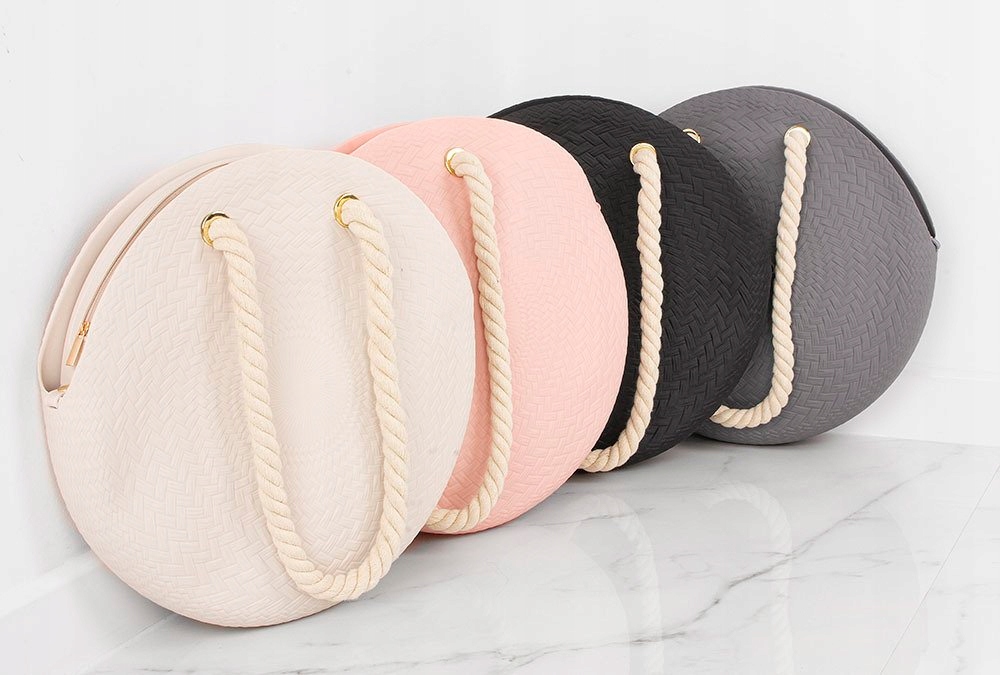 4407 SZARA GUMOWA O TOREBKA JELLY TWIST TORBA Marka inna