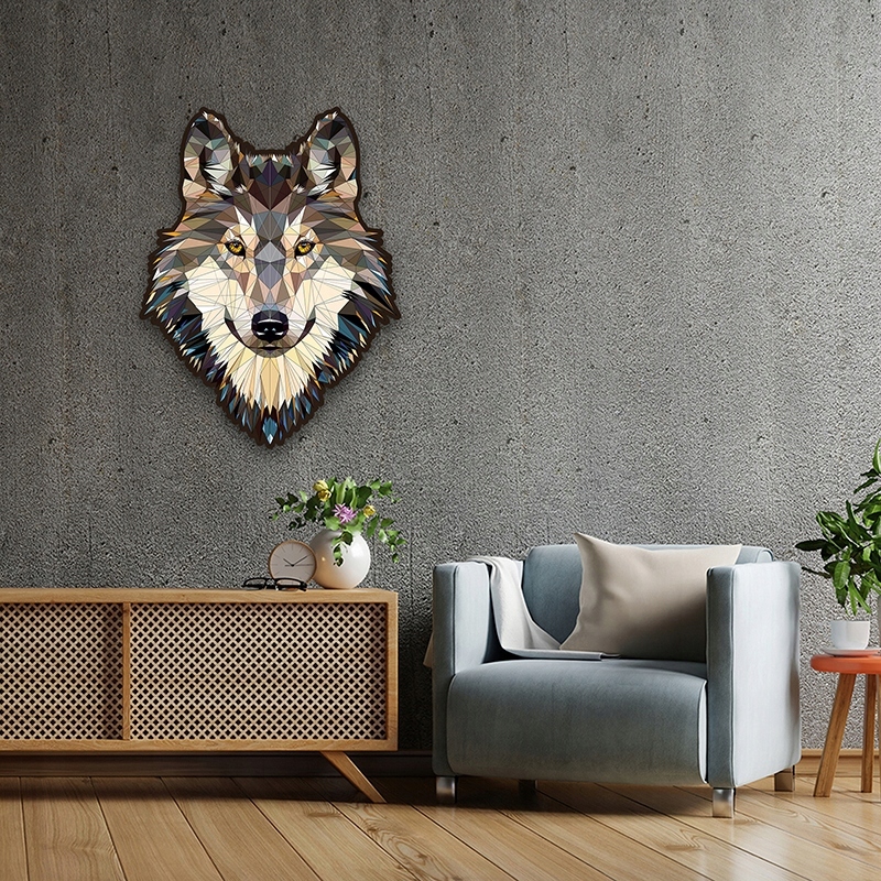 WILK Puzzle Drewniane oryginalne 140 elementów Materiał drewno