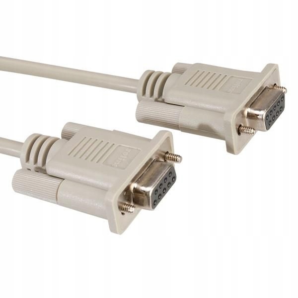Kabel RS232 Roline DB9 żeński-żeński 1.8m MDP-DVI241-001, 11.01.5918