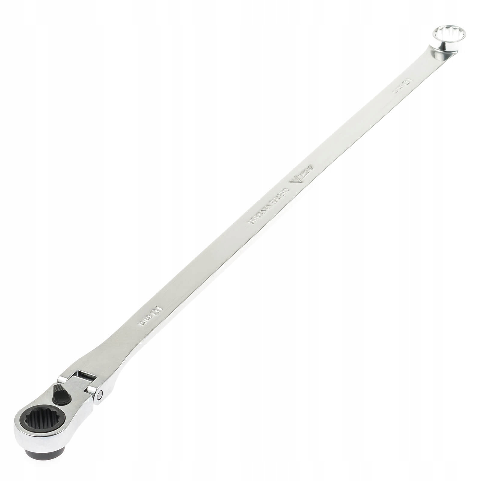 

Klucz Oczkowy Długi Z Grzechotką Łamaną 19mm 460mm