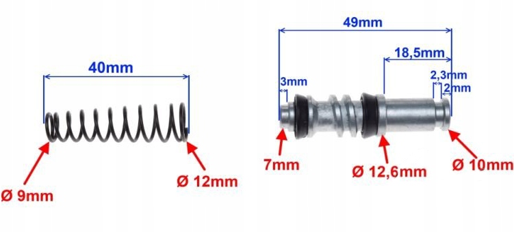 ZESTAW NAPRAWCZY POMPY HAMULCOWEJ HAMULCA KPL Producent Wilmat