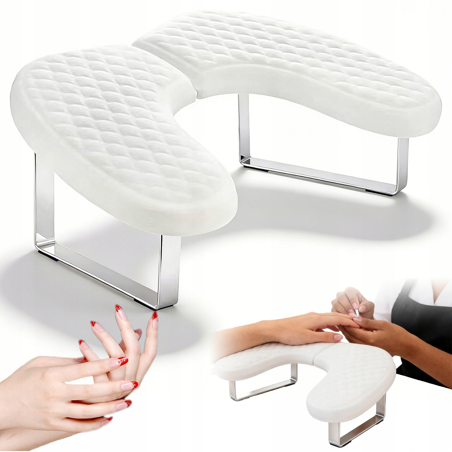 Poduszka Do Manicure U Kształt Miękka Pamięć Pianka Salon 46.5CM