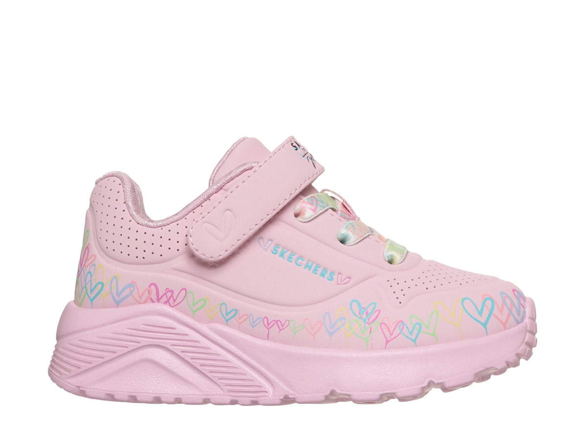 Buty Dziecięce Skechers Uno Lite-heart Craze Różowe 25