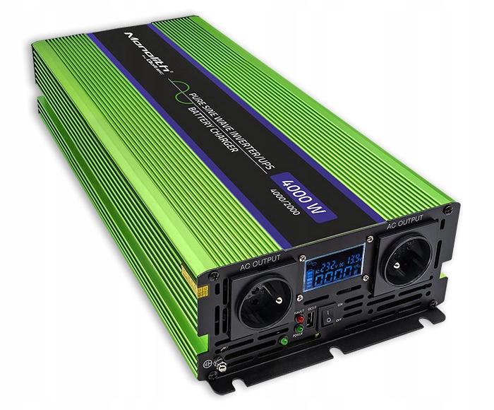 PRZETWORNICA 3w1 UPS ŁADOWARKA LCD 12V 4000W SINUS Marka Inna