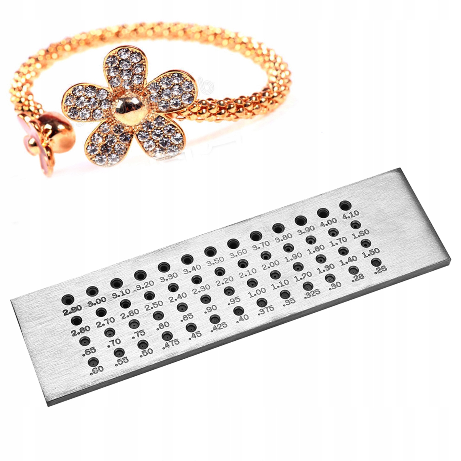 Deska Na Drát, Šperkařské Nářadí, Protahovací Deska Na Kovy 0.26-4.1