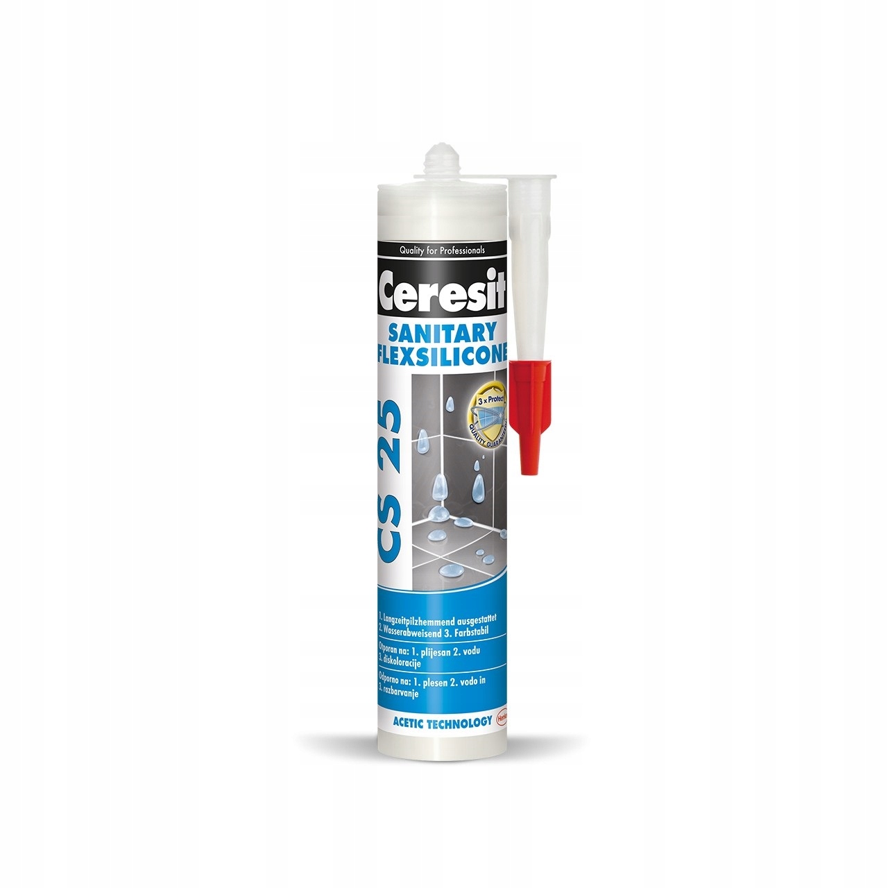 

Ceresit Cs 25 gray 07 szary silikon sanitarny 280