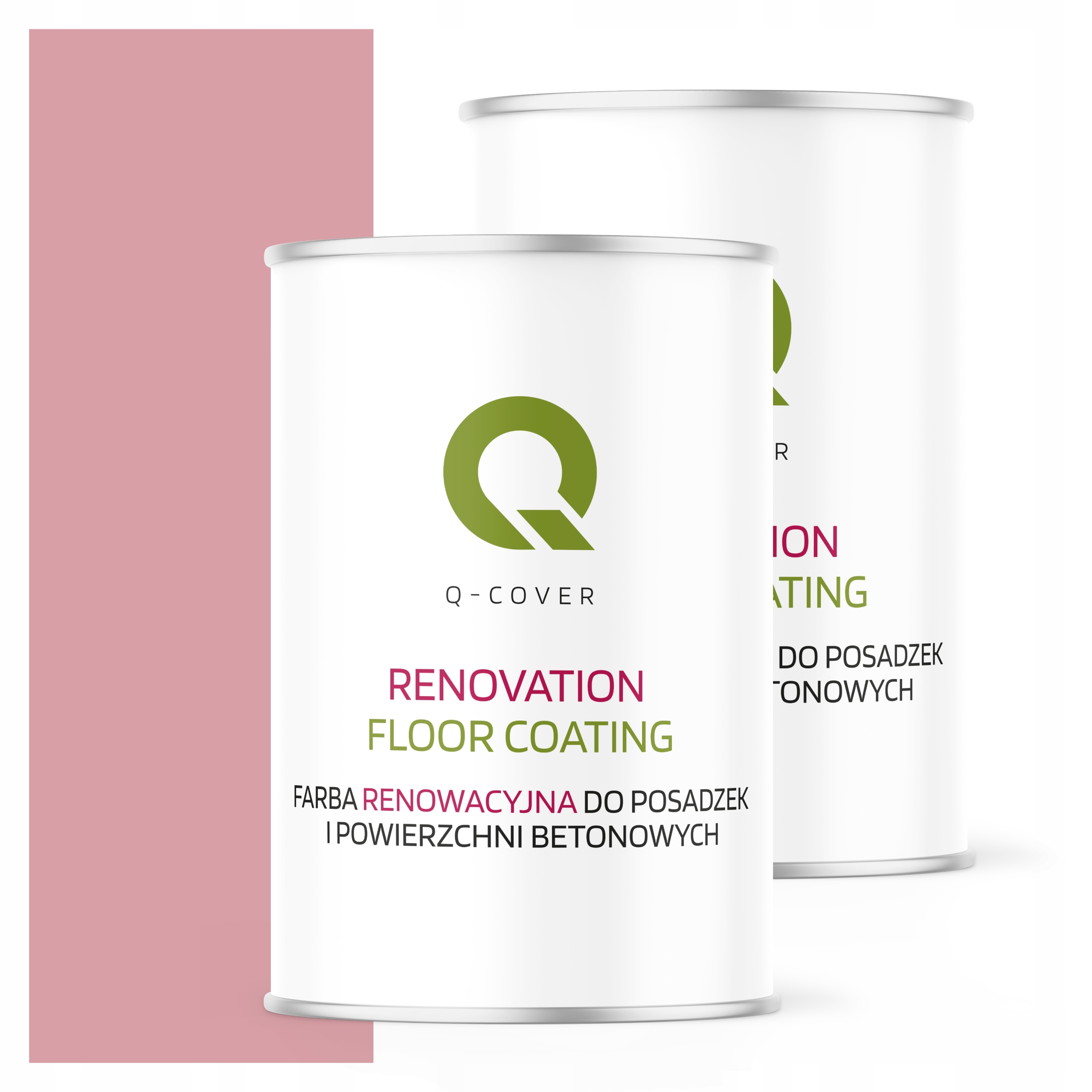 Ochranná farba na podlahy Renovačný betón Ružová Svetlá 3015 Satén