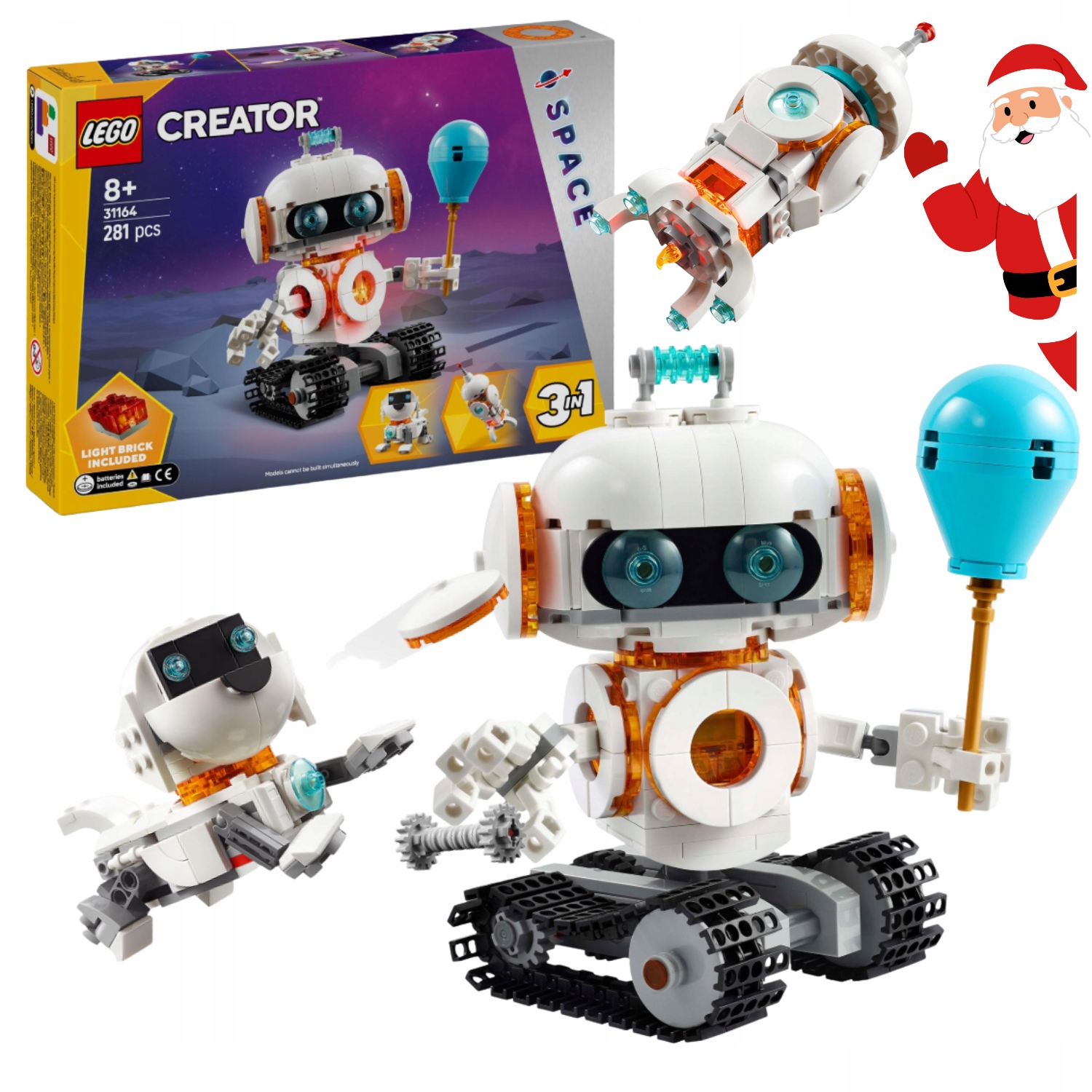 Lego Creator 3 W 1 Kosmiczny Robot 31164 Pies Rakieta Łazik Dla Dzieci