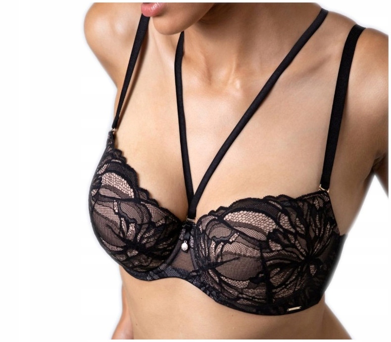 Biustonosz Alles The Icon stanik push-up 01 Koronka wyjmowane wkładki 70D