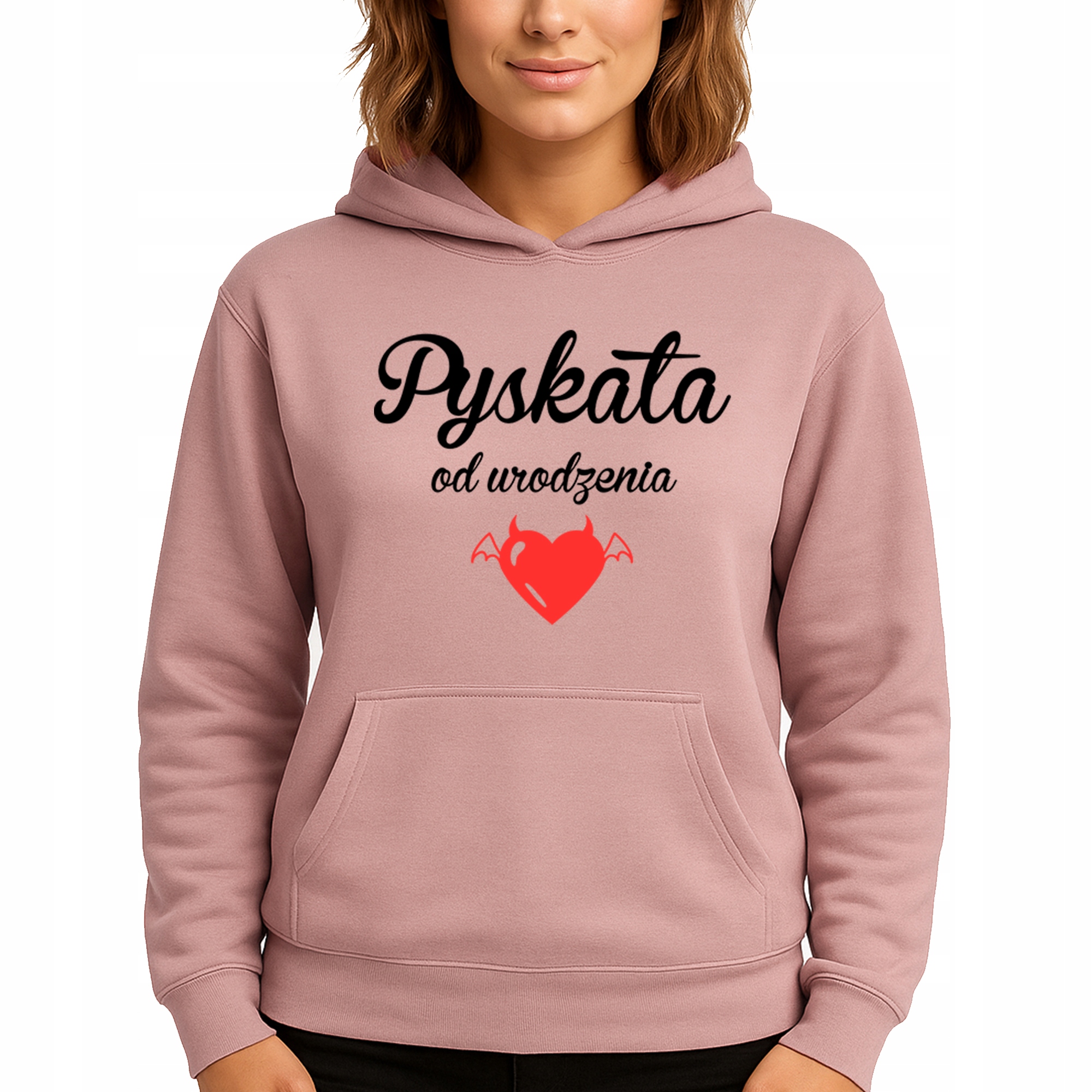 Mikina Růžová Hoodie S Kapucí jako Dárek k narozeninám S