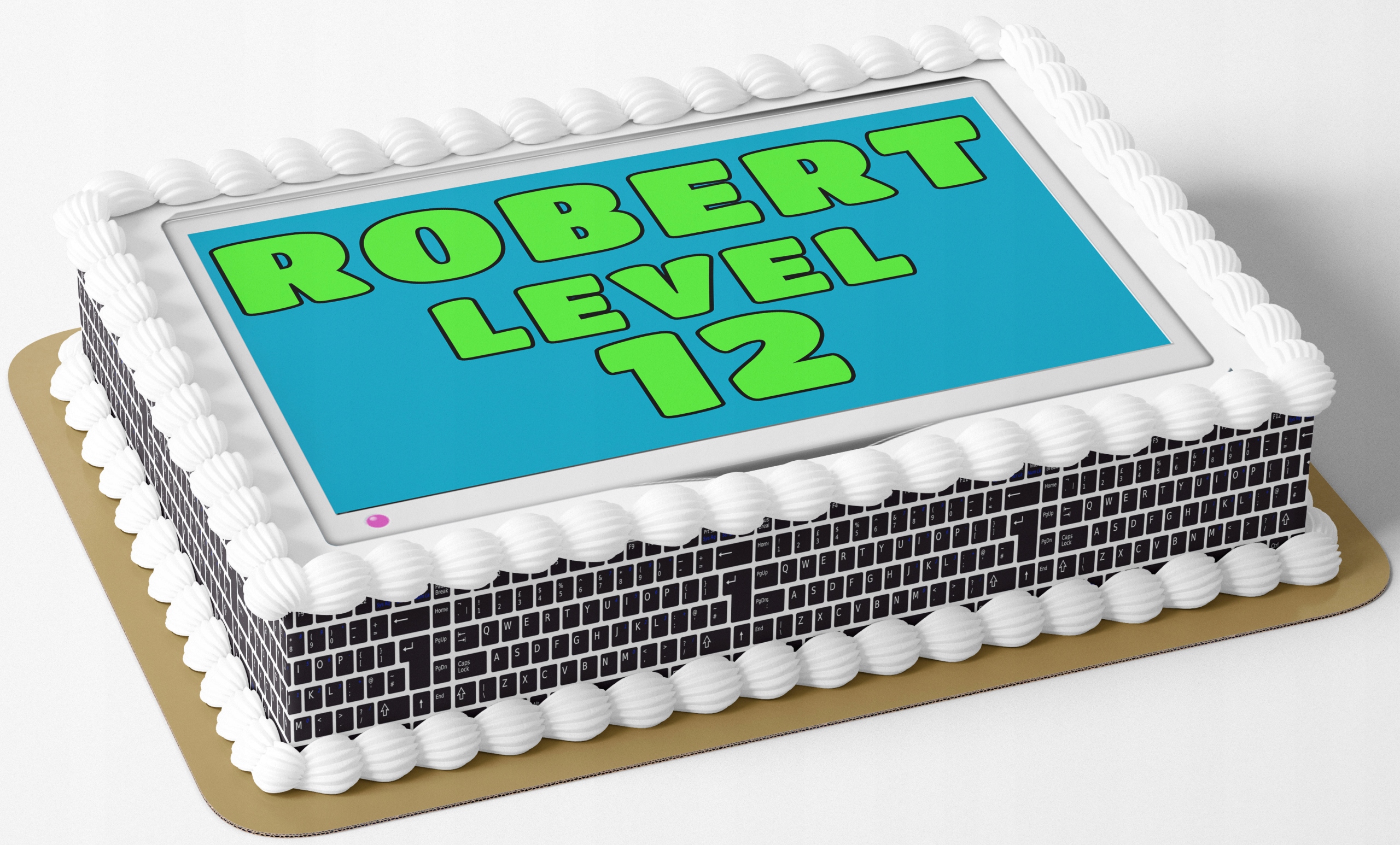 ZESTAW OPŁATEK KOMPUTER GRACZ GAMER LEVEL 140CM