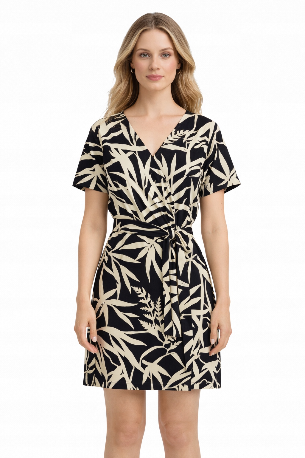 Černé Šaty V Listí M I4A