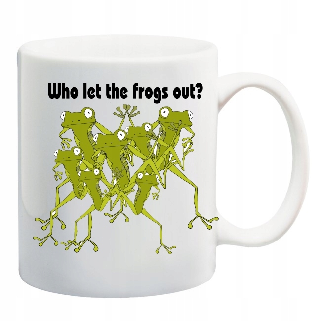 KUBEK żaba ŻABKA ROPUCHA ŻABY WZORY Wzór dominujący Inny wzór