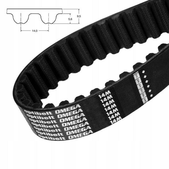 Pas pasek zębaty Htd 14M 1512 szer. 55 mm Optibelt 108 zębów